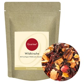 Quertee - Fruit Tea "Wild Cherry" - With Fruity Wild Cherry Flavour - Loose Tea (200 g)