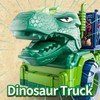 BLmukce Dinosaur Toys for Kids 3-5,Dinosaur Truck with 8 Dinosaur