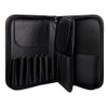 KIRA Makeup Brush Pouch with Soft and Bristle, Organizer Leather