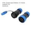 Waterproof Plug Socket Connector 380V 45A Welding Free Female Male