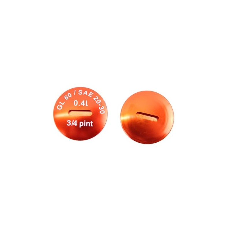 Locking Screw Set Aluminium Orange with O-Rings S51, S53, S70,
