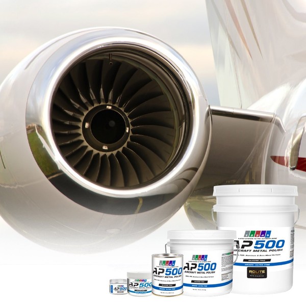 AP500 Aircraft Metal Polish (1lb) - Ultra Fine - for Airplane Aluminum & Bare Metal Surfaces, Brightwork, Meets Boeing & Airbus Requirements