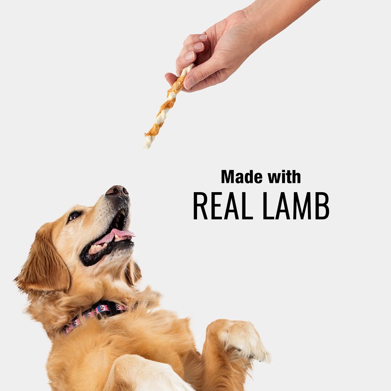 Good 'n' Fit Twist Sticks Made with Real Lamb, 15