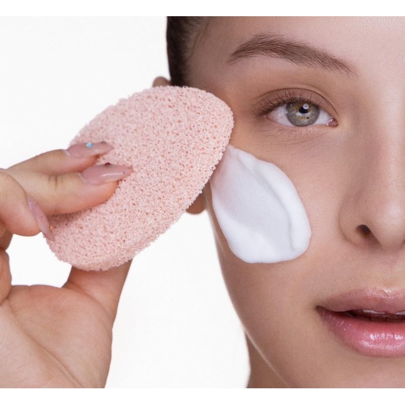 Esponja Exfoliante Facial 1 Par Adara