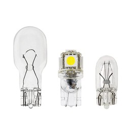 Sago 10x warm white(yellowish) LED Replacements for Malibu Landscape Light 5 Led/smd Per Bulb 194 T10 T5 Wedge Base work with both AC-DC 12v