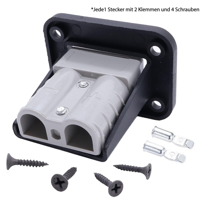 HISports 2 Pieces 50A Plug Flush Mounted Anderson Charger Plug