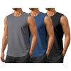 Men's Gym Tank Top Quick Dry 3 Pack UPF 50+