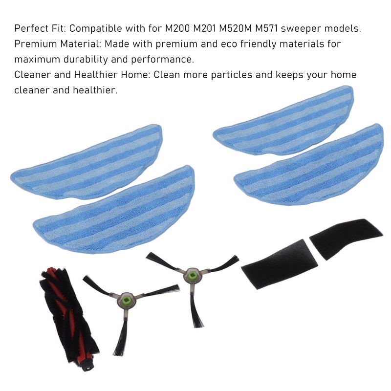 Sweeper Filter Replacement Side Brush Main Brush Rolling Brush Sweeping