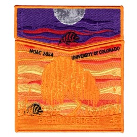 OA PA-HIN LODGE 27 BSA NORTHERN LIGHTS 2024 NOAC FLAP 2-PATCH STAFF 125 MADE!