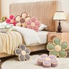 Kcvvcr Flower Pillow, Soft Flower Shaped Floor Cushion, Decorative Throw