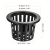 sourcing map Garden Slotted Mesh Cups Hydroponic Net Pots Plastic