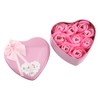 Asixx Soap Flower Box, Soap Rose Artificial Flowers, Gift Heart-Shaped