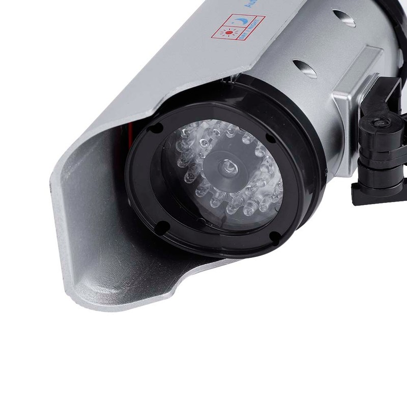 Solar Power Fake/Dummy Adjustable Camera For Security Surveillance Indoor Outdoor