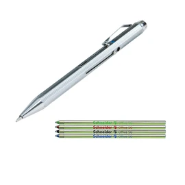 Wedo 4 Colour Sliding Ballpoint Pen (Pen + Refills)