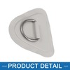 A ABSOPRO Kayak D Ring Patch Triangle PVC Stainless Steel