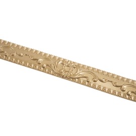 Dalrun Flexible Molding Trim for Wall, Mirror, Cabinet Edge Rope Molding 1.4 X 120, 0.3" Thickness,Self-Adhesive (Champagne Gold)