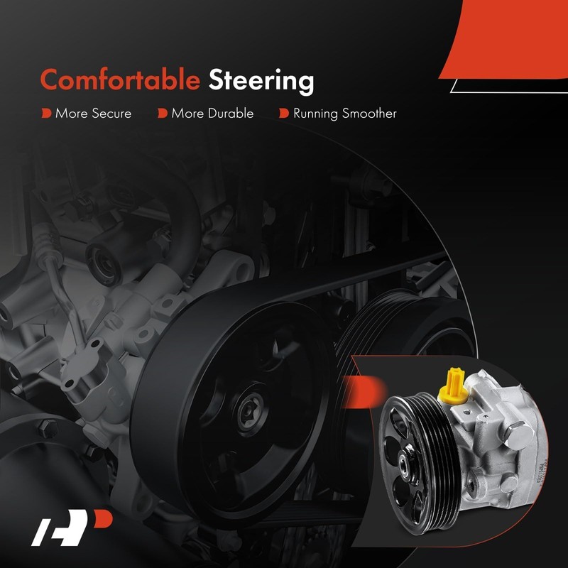 A-Premium Power Steering Pump, with Pulley, Compatible with Subaru Forester