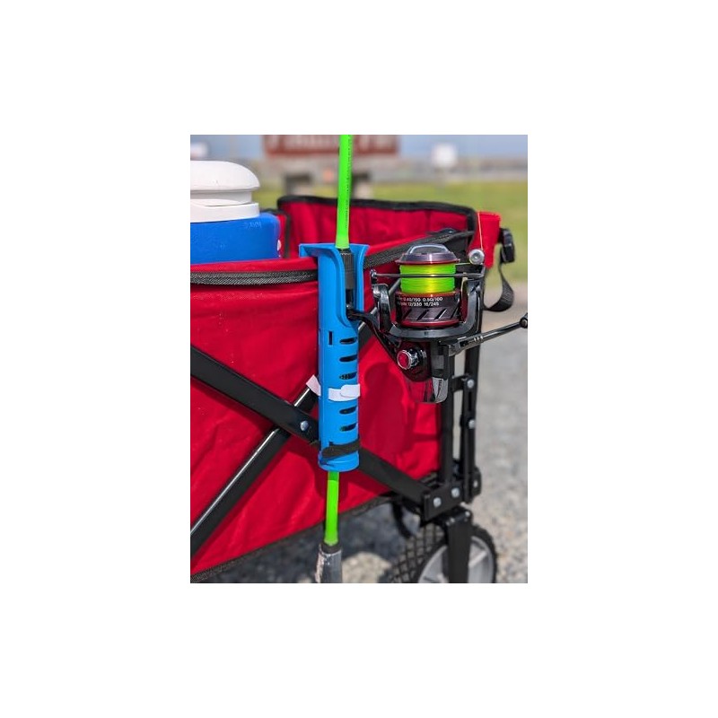 Fishing Rod Holders for Folding Wagon, Designed for Beach Fishing