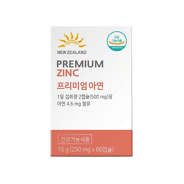 Hancell [On Sale] Sun Life Premium Zinc 60 Capsules / 한셀 [온세일]썬라이프 프리미엄 아연 60캡슐