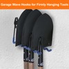 ZexHok Wall Mounted Garage Hooks Tool Organizer, 14 Inch Garage
