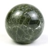 Khan Imports Decorative Green Marble Sphere, Stone Sphere Ball Decor