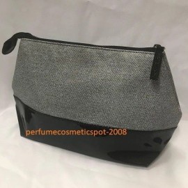 ESTEE LAUDER NEW ESTEE LAUDER 2 COLOR BLACK AND GRAY TRAVEL / COSMETIC BAG