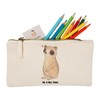 Mr. & Mrs. Panda Plumplori Happy Make-Up Bag, White, Hand