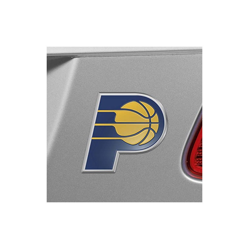 Fanmats 60432: Indiana Pacers Heavy Duty Aluminum Embossed Color Emblem
