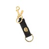 Coach Key Holder, Outlet Key Ring, Brand, Leather, With Snap