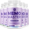 (5 Pack) Memo Master Capsules - Premium Memo Master Pills, MemoMaster Daily Memory & Focus Support, Memomaster Memory Pills All Natural Advanced Formula Health & Wellness, 300 Capsules for 5 Months