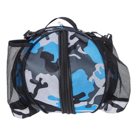 SUPVOX Portable Sling Backpack for Sports Single Shoulder Basketball Bag with Mesh Side Pocket for Soccer Volleyball and Outdoor Activities Lightweight and Convenient Carrying