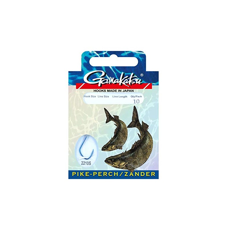 Gamakatsu BKS-2210S Zander 4 Tied Hooks