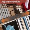 3 Tier Vinyl Record Storage Rack, Mobile Black Metal LP