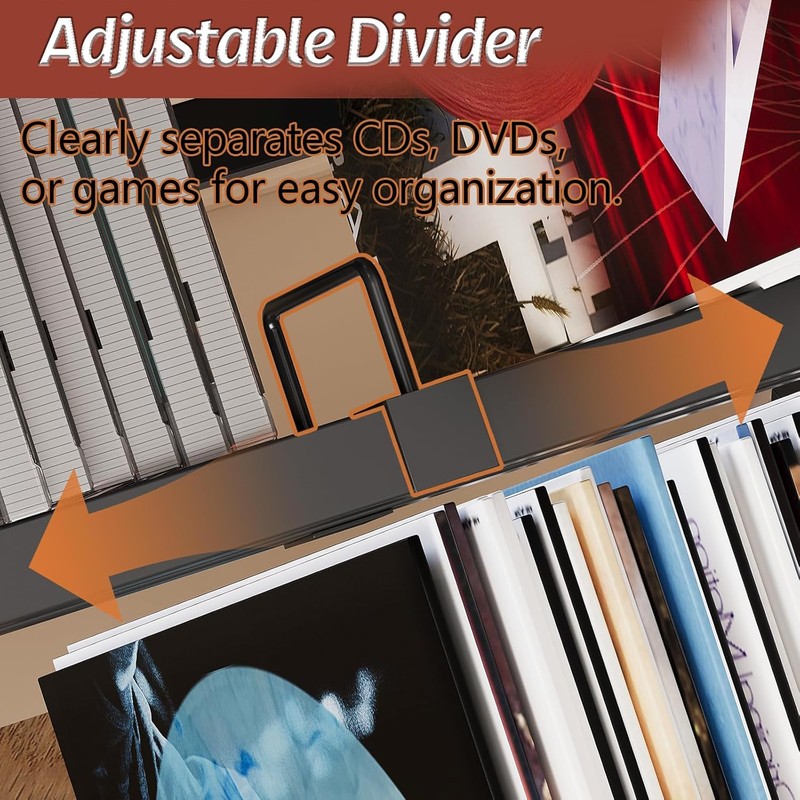 3 Tier Vinyl Record Storage Rack, Mobile Black Metal LP