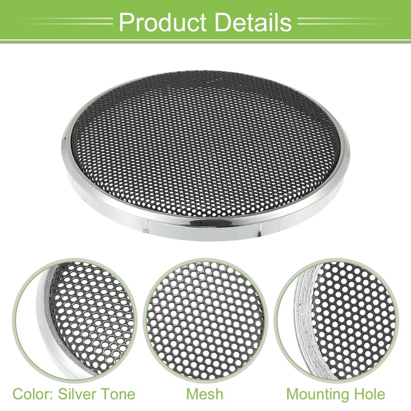 X AUTOHAUX Universal 2" Car Speaker Grills Cover Mesh Round