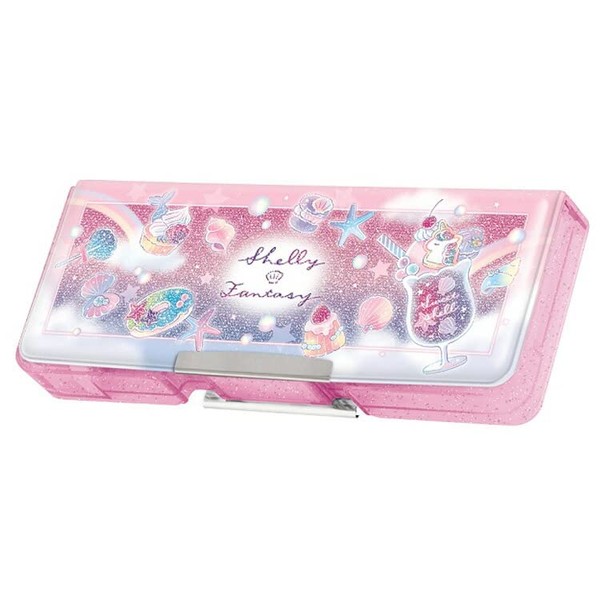 Kamio Japan 085756 SHELLY FANTASY Compact Double-Sided Pencil Case, Back