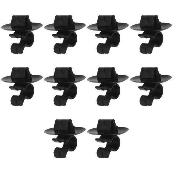 Pack of 10 Bonnet Support Rods Fixing Buckles, Bonnet Stay