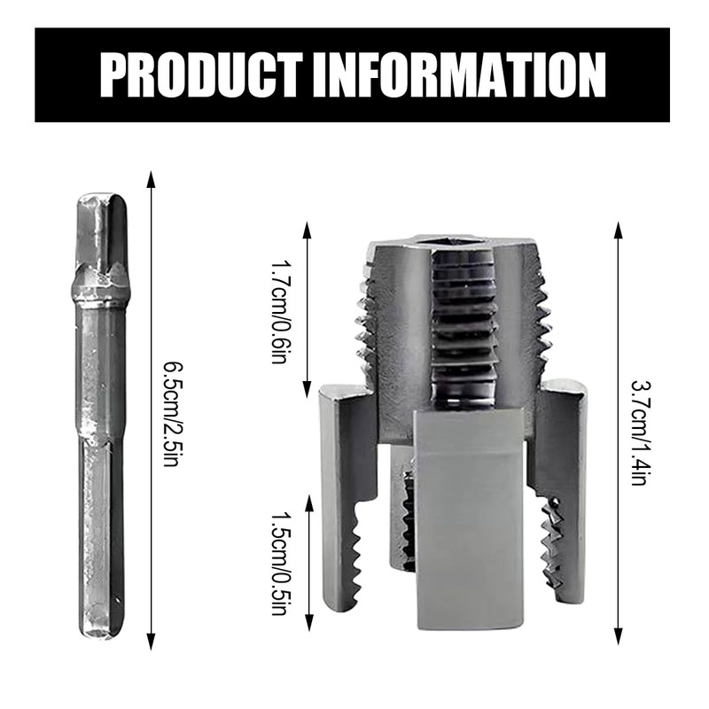 DINSONG PVC Pipe Internal Thread Cutter, PVC Water Pipe Thread