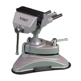 Yost Tools Yost V-275 Portable Vacuum Base Vise, Pivots Multi-Angle, 2.75” Jaw Width, (1 Pack), Silver