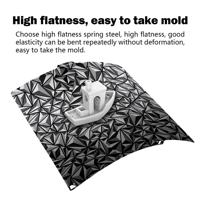 HzdaDeve 260X271MM for Centauri Carbon Build Plate PEI PEO Sheet