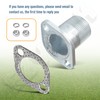 1" Threaded Exha-ust Flange Compatible With Predator 301 340 390