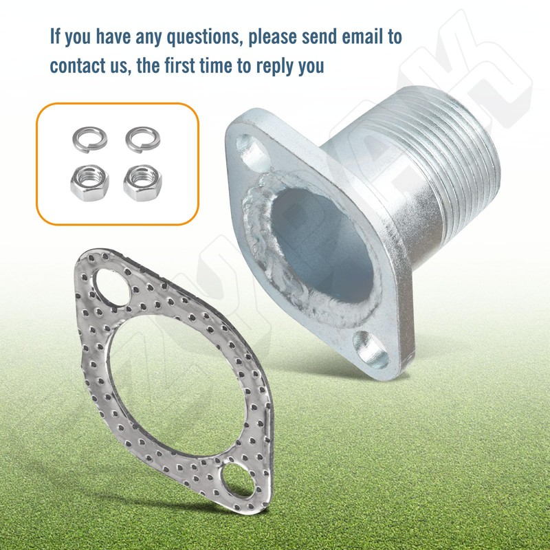 1" Threaded Exha-ust Flange Compatible With Predator 301 340 390