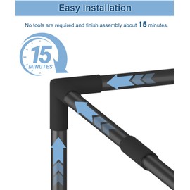 Ardier 180 Gallon Pool Noodles Holder, Swimming Pool Storage Bin for Swimming Acessories, Outdoor Rolling Pool Toy Organizer Cart for Floaties, Life Vests, Beach Essentials, Patio Furniture, Black