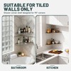 Greenspring 10" Corner Shower Shelf, Recessed Corner Shelves, 304 Stainless