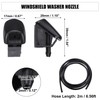 uxcell 1 Set Windshield Washer Water Nozzle Spray No.BM5117666AB for