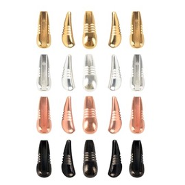 MUUNN 20Pcs Tungsten Javi Beads Assortment for Fly Tying, Hook Size #10~#12 Tungsten Nymph Heavy Bodies Jig Back Beads Kit,M