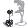 Juego de poleas de cambio trasero para bicicleta compatible con