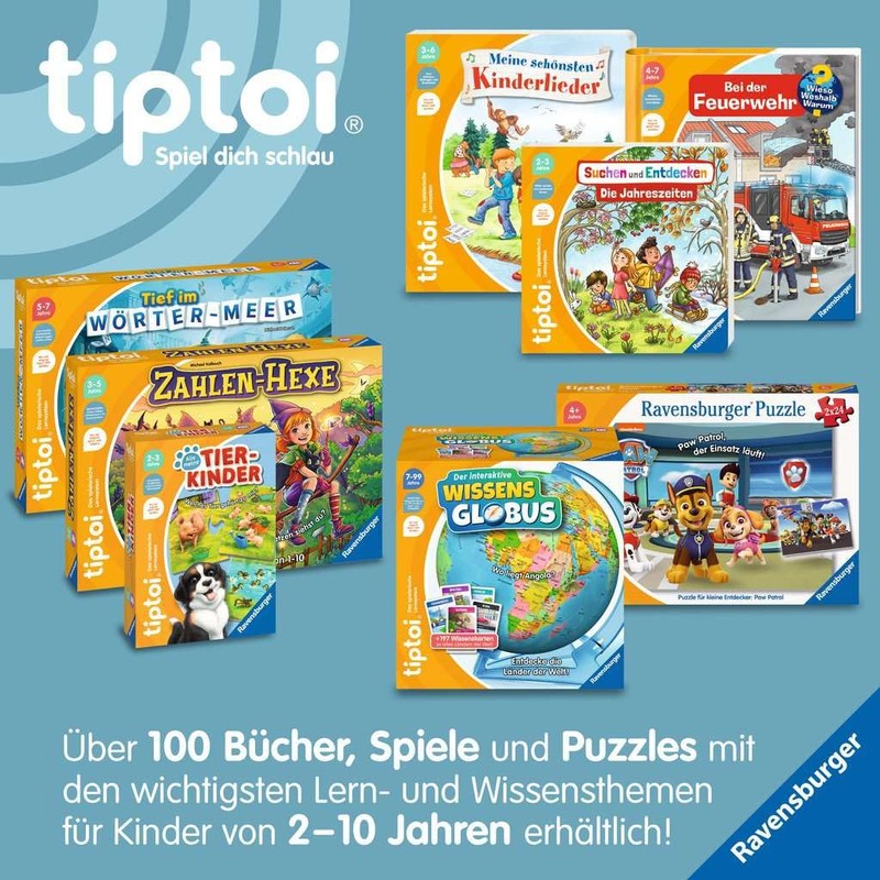 Ravensburger tiptoi® Book Komm mit in Forest Animals Animal World