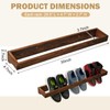 Dojomadf 3 Pcs Wall Mounted Shoe Rack, 30 Inch Wall