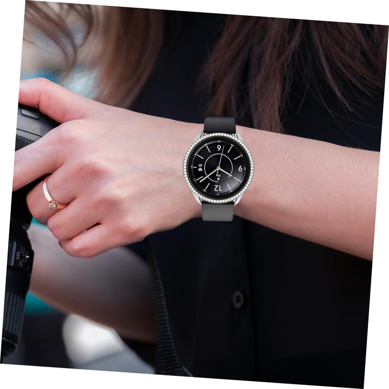 TEHAUX Bling Watch Frame Cover Stylish Protective Bumper Case for